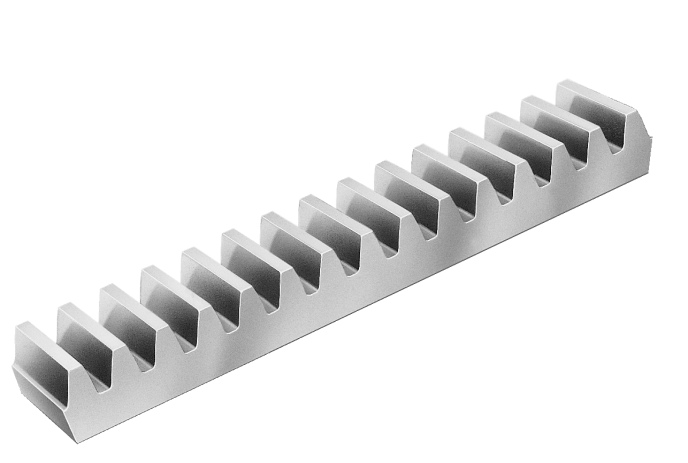 Straight gear rack