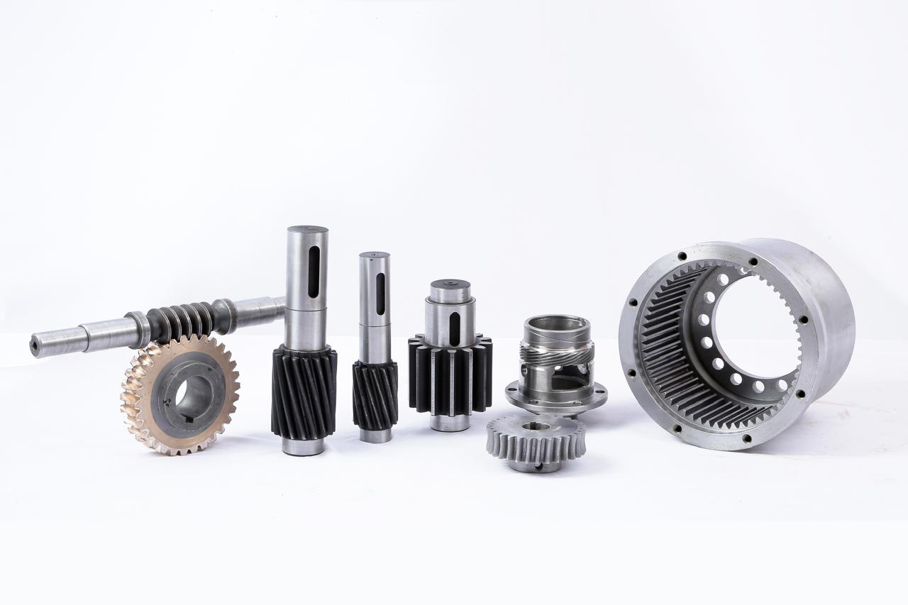 Gear shafts and related parts